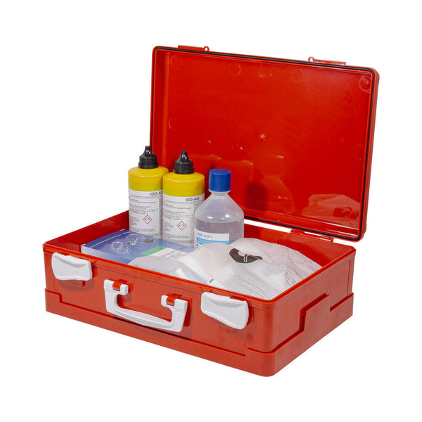 Kit pronto soccorso - Valigetta allegato 1 per aziende gruppo A e B - Colore rosso - DM 388/03
