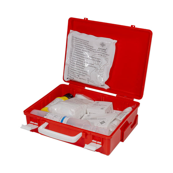 Kit pronto soccorso - Valigetta allegato 2 per aziende gruppo C - Colore rosso - Cartone 10 pz