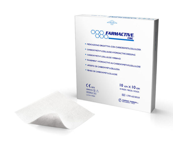 Medicazione sterile CMC sodica 10x10 conf 10 pz