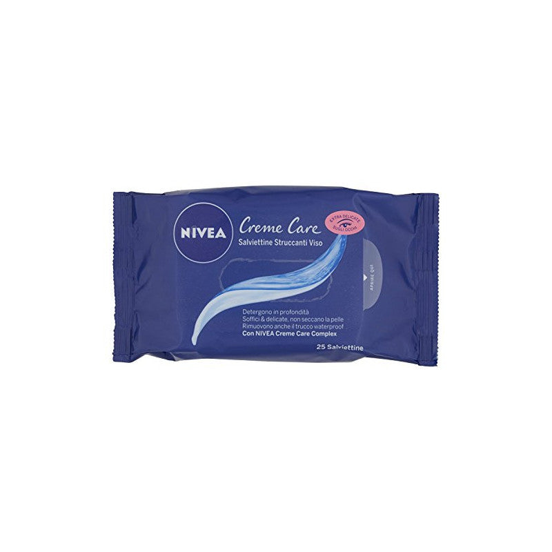 Nivea Salviette Strucc pz 25 Care – Cartone 6 pz
