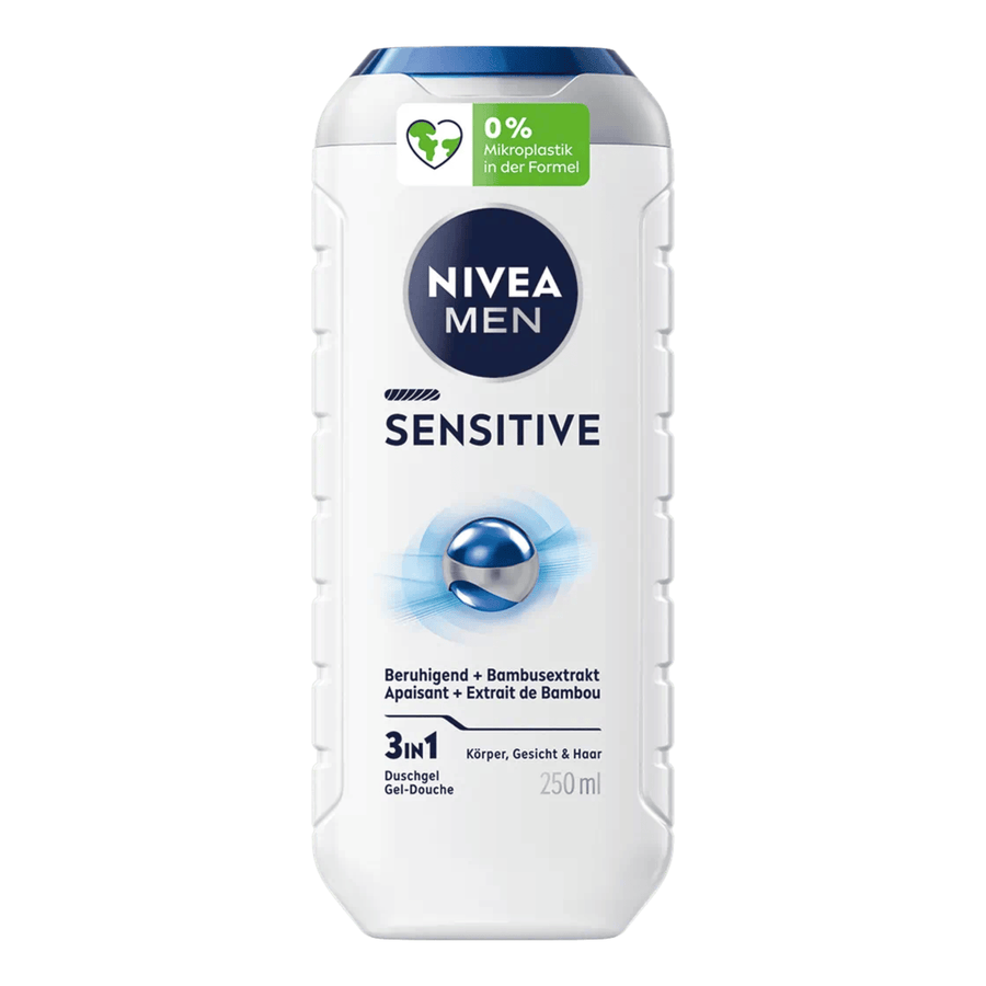 Nivea Doccia Shampoo 250ml For-man Sensitive – Cartone 12 pz