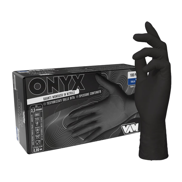VAM Onyx guanti monouso nitrile nero