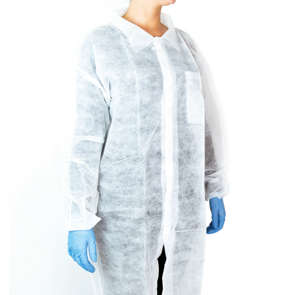Gardening camice monouso da laboratorio TNT - cartone 100 pz