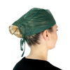 Gardening Cappellino Monouso con Lacci Fissi TNT Verde - Cartone 1000 pz