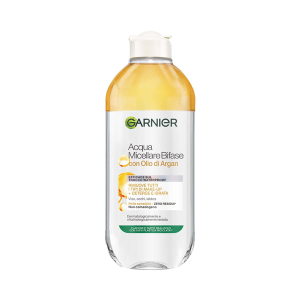 Garnier acqua micellare bifase con olio di argan 400 ml
