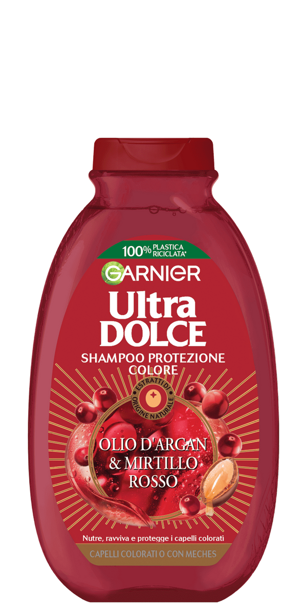 Garnier Ultra Dolce shampoo olio di argan e mirtillo rosso 250 ml