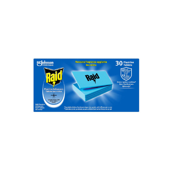 Raid Piastrine 30 pz – Cartone 24 pz