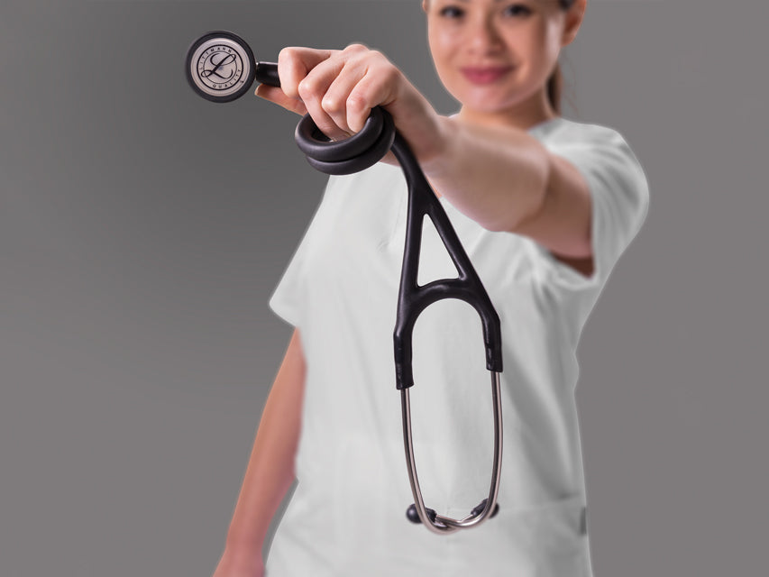 Stetoscopio 3M Littmann Cardiology IV 6177C, tubo nero, finitura specchio - immagine 6