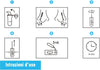 25 Tamponi Rapidi Nasali Professionali SARS-CoV-2 CLUNGENE – Box 25 Test – Scad. 09/2026
