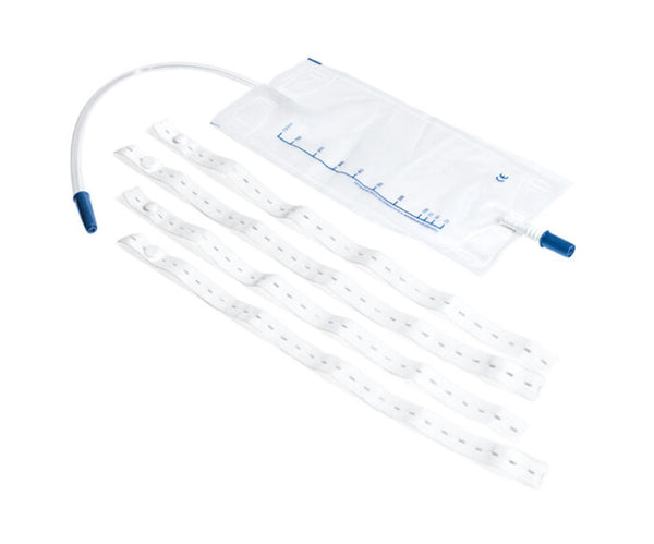 Sacche urina da gamba con scarico 10pz + 4lacc