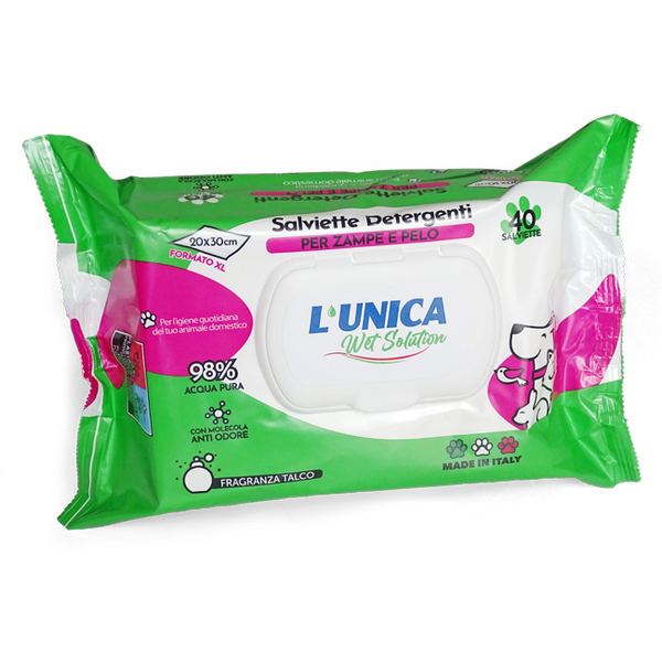 L'Unico Salviette Carta Igienica Pz 40