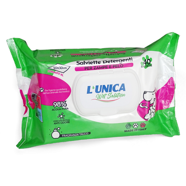 L'Unico Salviette Carta Igienica Pz 40