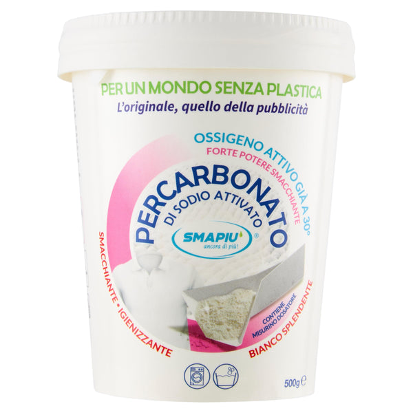 Smapiù Percarbonato di Sodio Attivo White 500 g – Cartone 6 pz