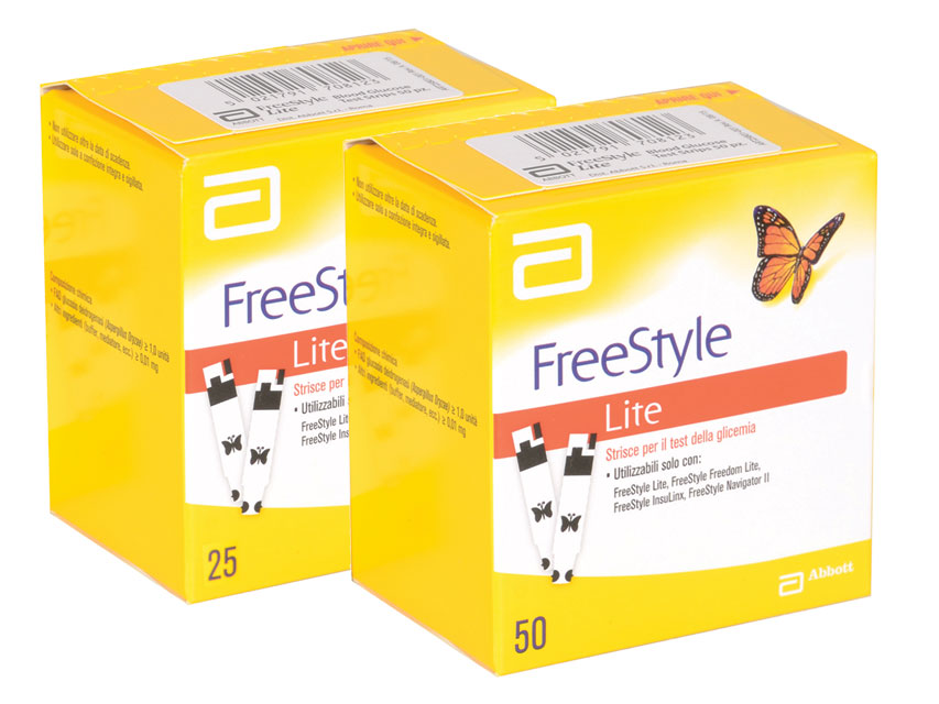 Strisce Glucosio Abbott Freestyle Lite - Conf. 25 pz. - immagine 1