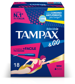 Tampax & Go Mini 18 pezzi