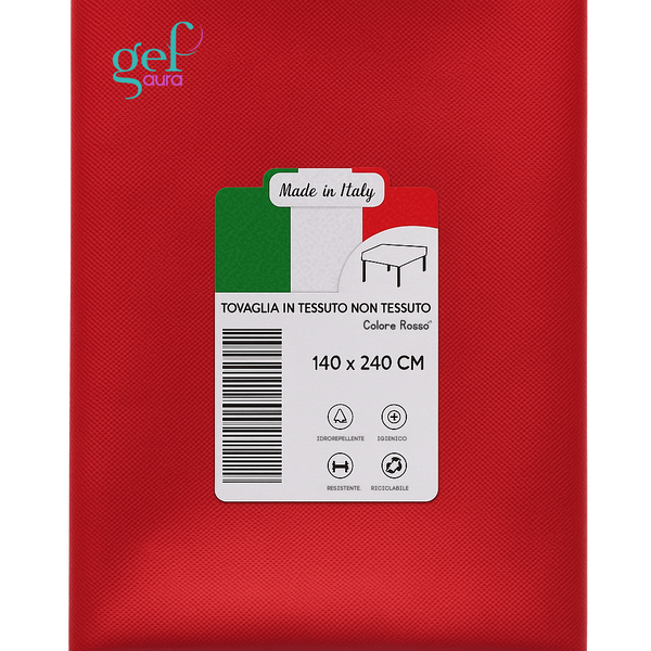 Tovaglia TNT 140x240 cm Monouso Professionale – Idrorepellente, Traspirante, Resistente – Certificata Oeko-Tex® – Made in Italy per Hotel e Ristoranti