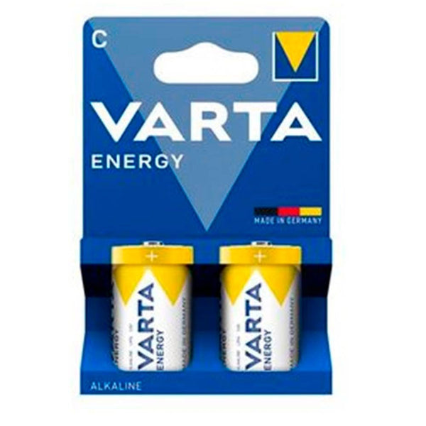 Varta Pile Alkaline 2 pz – Mezza Torcia C e Torcia D – Mezza torcia C