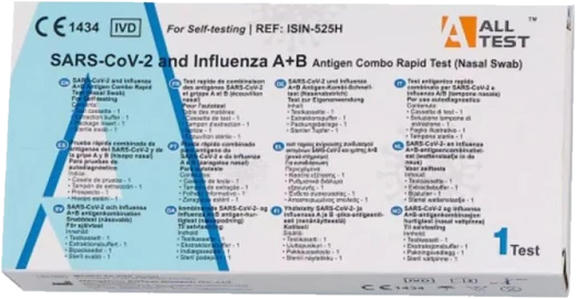 Test combinato Alltest Covid-19 e influenza A/B